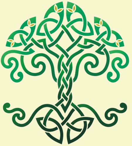 It will have a celtic tree of life inscribed into it on the front face